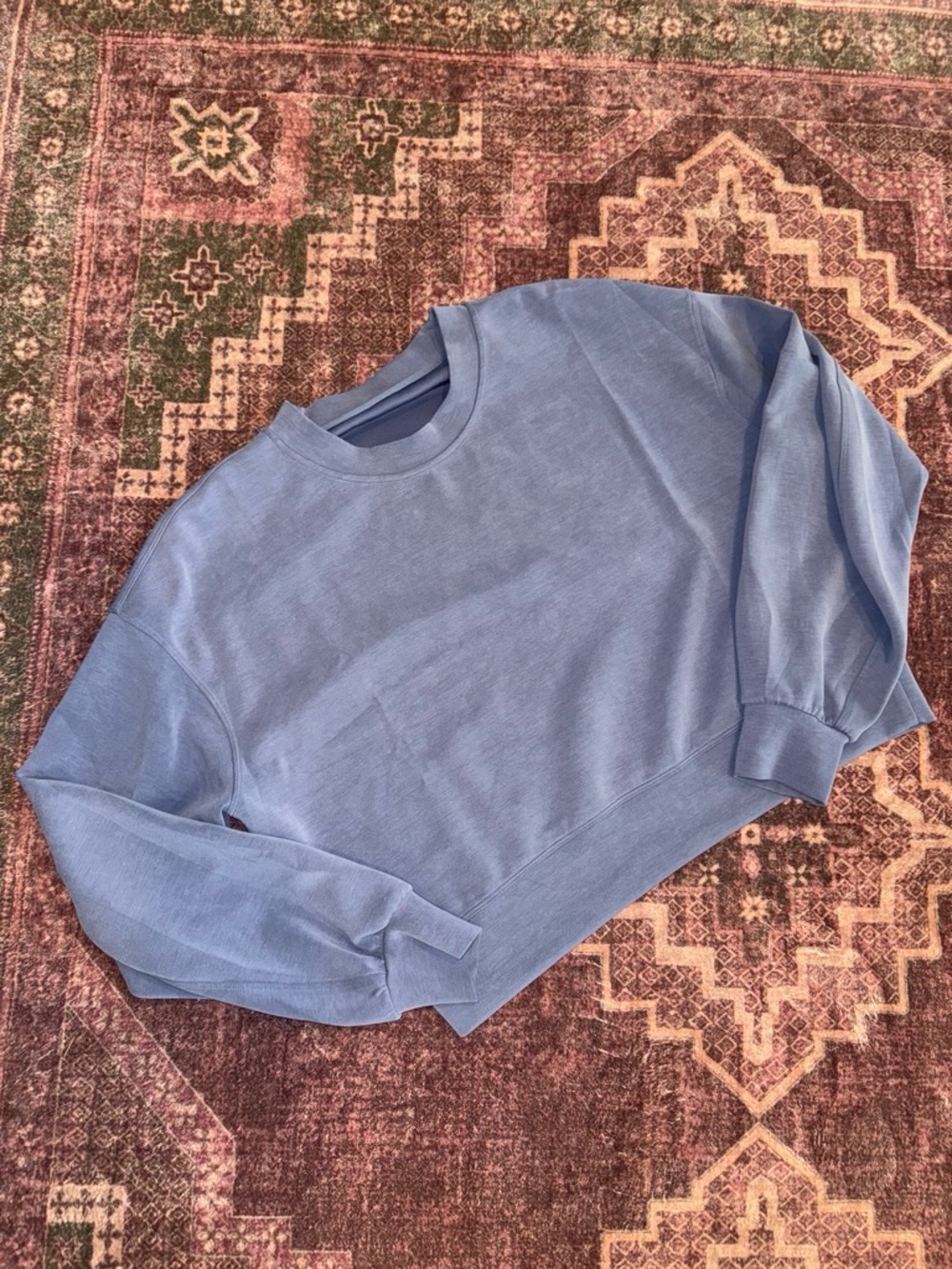 lululemon athletica Soft Sky Blue Crewneck Sweater